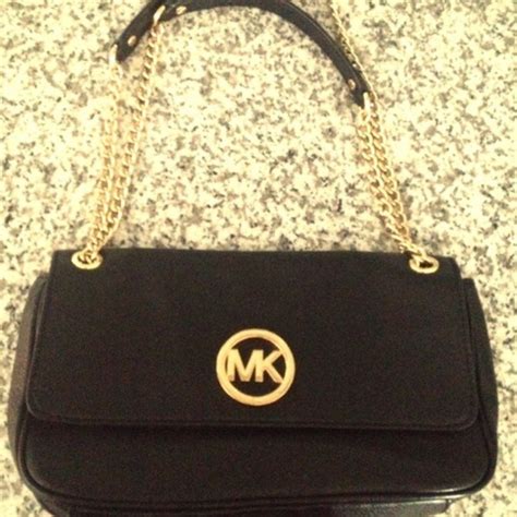 michael kors black purse with gold chain|michael kors gold purses.